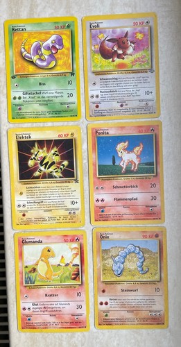 Pokemon retro karten von 1995 - von,