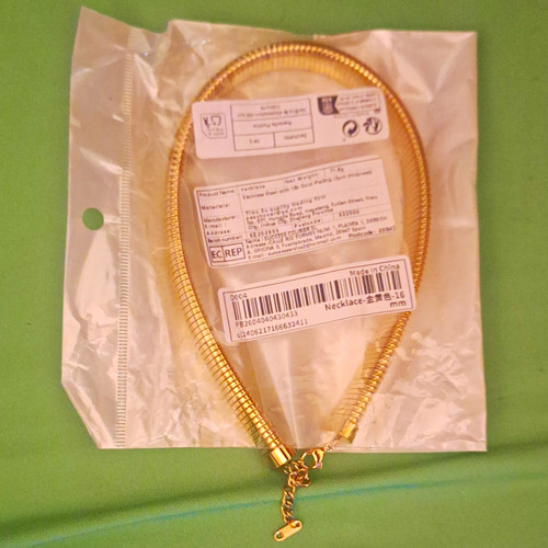 Schlangenkette halskette - schlangenkette,