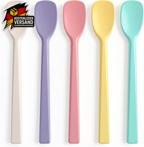 Silikon eierlöffel set - set, 5