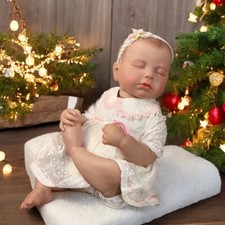 20" Reborn Baby Puppen Vinyl Silikon Echtlebensecht Realistisch Neugeborenes DE