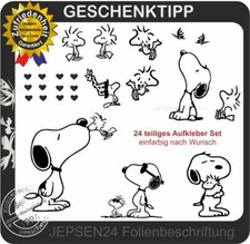 24 Aufkleber Woodstock Snoopy