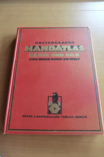Handatlas von 1927 karte und - handatlas,
