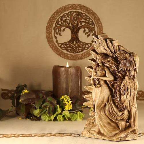 Morrigan göttin statue - morrigan,