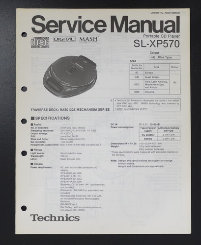 Original service manual für - original,