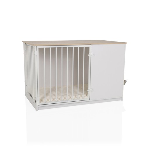Hundekäfig mit näpfe und - mit,
