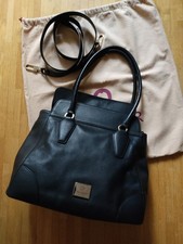 AIGNER DAMENHANDTASCHE MIT STAUBBEUTEL SCHWARZ