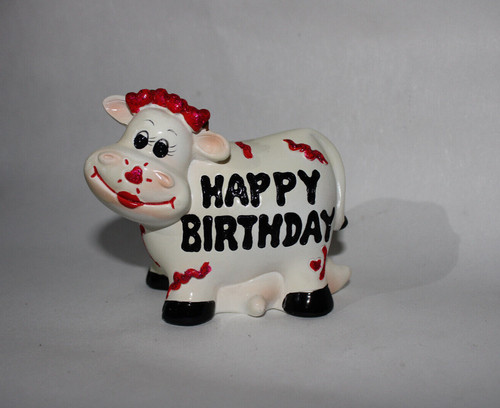 Money box cow happy - box,