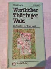 Wanderkarte DDR Westlicher