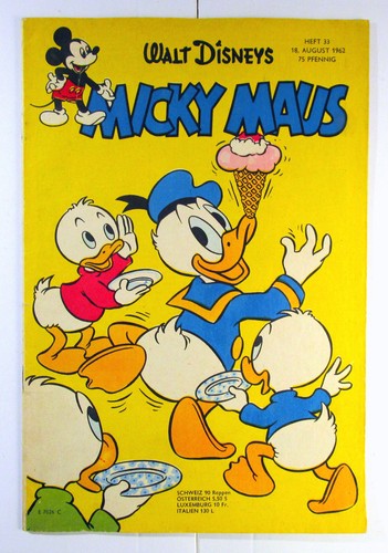 Micky maus 1962 heft - micky,