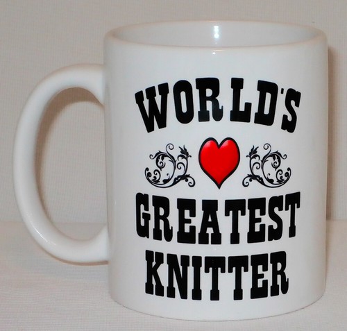 Worlds greatest knitter tasse - worlds,