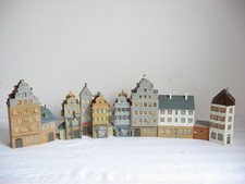 ET501* FALLER H0 Konvolut Altstadthäuser 9 Stück gebaut