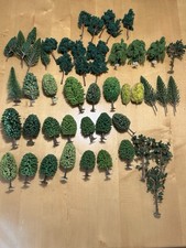 HO Bäume Tannen Fichten 1:87 ca 450 Stück - wie neu Mischwald hochwertige Bäume 