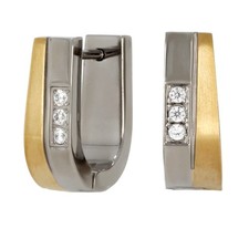 Ovale Creolen Klappcreolen aus