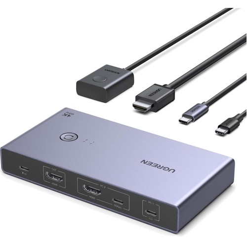 Ugreen usb hdmi kvm switch - hdmi,