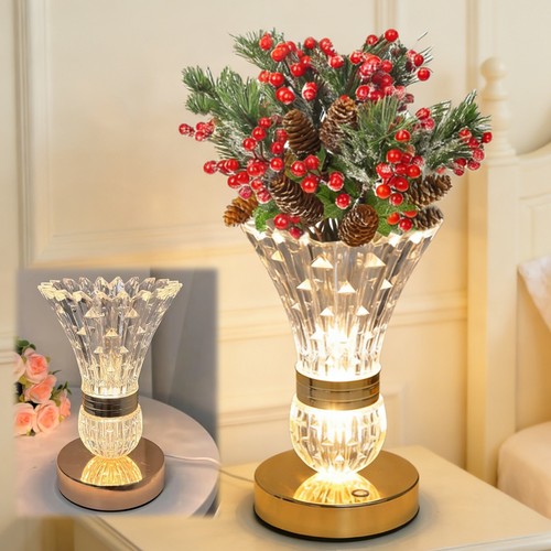 Led kristall tischlampe touch - led,