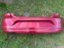 VW Polo 6R Stoßfänger Hinten 6C6807421A PDC sunset red met. LA3X