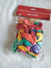 Luftballons 100 Stück, bunt gemischt, Naturlatex, AMSCAN