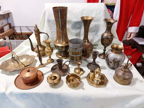 Teile messing kupfer - 17, vase