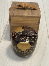 Natsume maki-e tea caddy