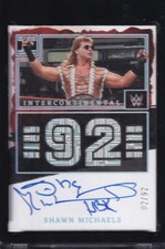 Shawn Michaels 2023 Panini Impeccable WWE IC Championship Debuts Auto /92