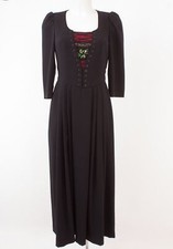 SPORTALM KITZBÜHEL Damen Trachten Kleid Gr. DE 36 Schwarz