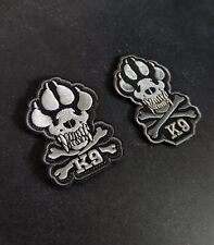 K9 Hund, Hundegeschirr Patch Klett Flausch Aufnäher Polizei Hundeleine