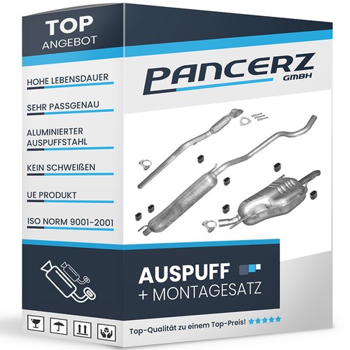 Auspuffanlage für opel zafira - auspuffanlage,