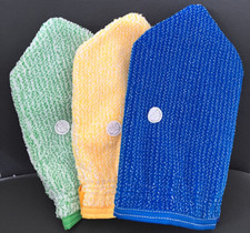 Jemako 3er Set Handschuh  Gelb Blau Grün Staub Fett Öl stakre Verschmutzung Glas