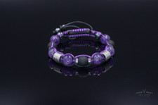 Mens Bracelet Amethyst Onyx