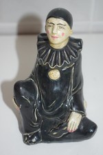 CLOWN SITZEND Figur Keramik
