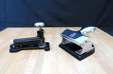 El Casco  Set Tischhefter M10 &  Bürolocher M200 Schwarz Chrom Locher