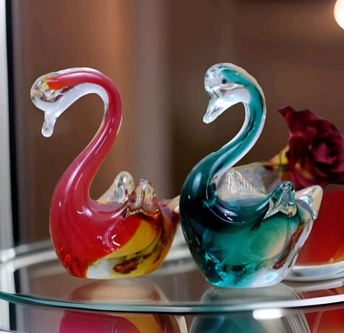 Glasfigur schwan schwäne - schwan,