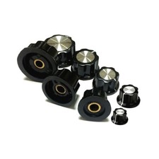 Bakelit Drehknopf verschiedene Größen | Potiknopf Knob Stellknopf Einstellknopf 