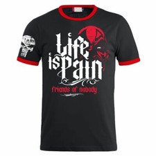 Herren T-Shirt Marke Life is pain friends of nobody Joker Hardcore Ass