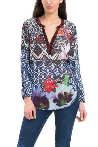 Desigual damen tunika bluse - desigual,