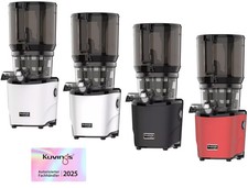 Kuvings AUTO10S (NEUES S Modell) Entsafter Saftpresse schwarz rot weiß silber