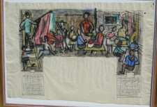 Bernhard Heisig,  Zeichnung