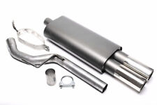 Sportauspuff Stahl 2x76mm rund gebördelt für VW Passat Lim.Variant Typ3A/35I