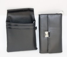 Kellnerbörse Kellnertasche Geldbörse Taxibörse mit Holster Halter  Leder Optik 