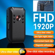 1080P Camcorder Mini Body Camera HD Video DVR  Night Cam Sport Camera Schwarz
