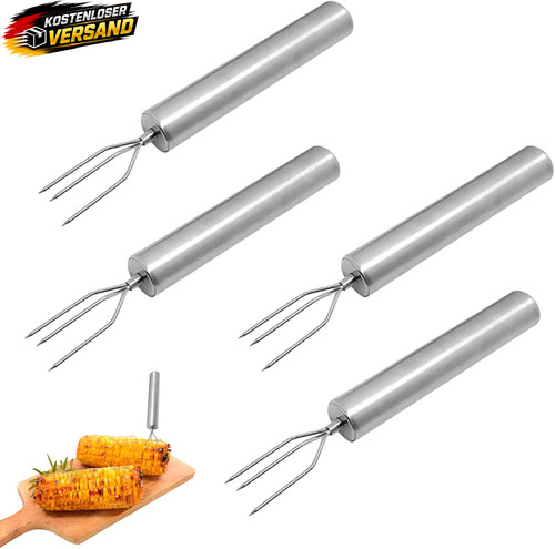 Edelstahl gabel set - für, grill