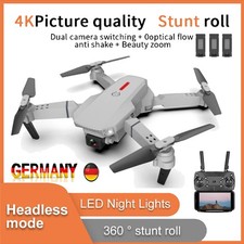 Faltbar WIFI/FPV Drohne Mit 4K Kamera Mini Selfie-Quadrocopter RC Drone+3 Akkus~