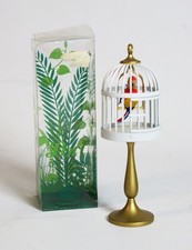 #10644n - Bodo Henning Puppenhaus Möbel - Vogelkäfig "Lori" - Papagei Vintage