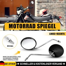 2x Motorradspiegel Lenkerenden