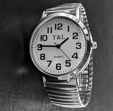 Quarz Uhr Flexband Zugarmband