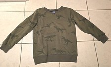 Toller Dopodopo Pulli Pullover Dinos Dinosaurier T-Rex oliv GR.128