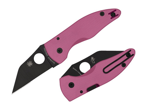 Spyderco microjimbo s30v pink - spyderco,