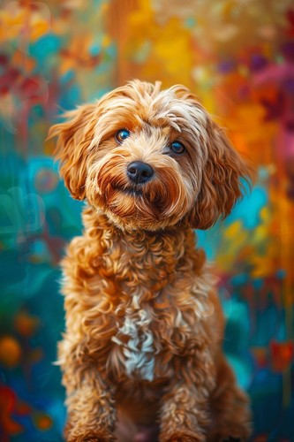 Niedlicher cockapoo hund - niedlicher,