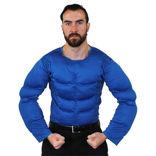 Blau fake muscle - muscle, brust