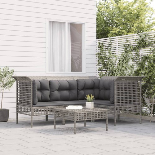 Garten lounge set mit kissen - set,